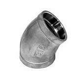 Stainless Steel Elbow 45